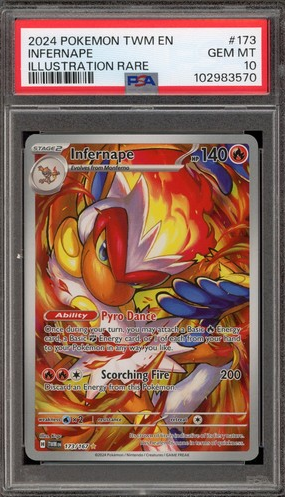 Pokemon Charmander Obsidian Flames ETB Illustration Rare Promo SVP EN 044 PSA 10 (English Version)
