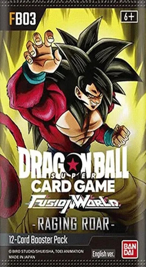 Dragon Ball Super FB03 : Fusion World Raging Roar Booster Pack (English Version)