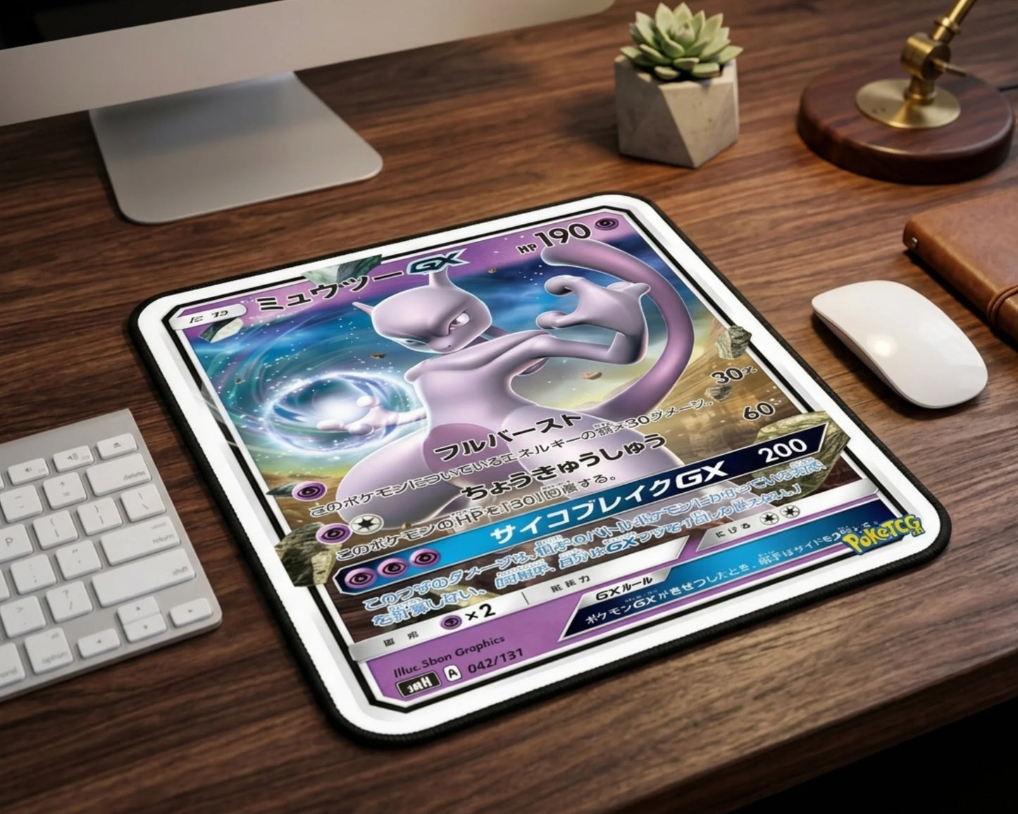 Mewtwo GX Pokémon Gaming Mouse Pad