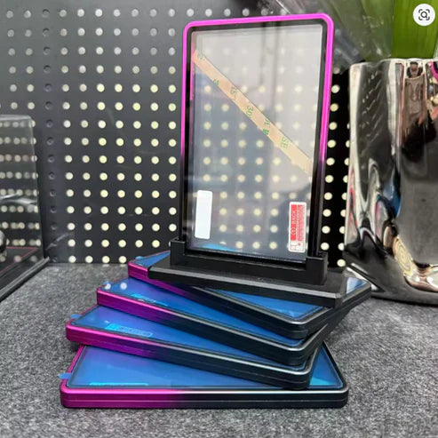 Multicolor Gradient Aluminum Alloy 35PT PSA/CGC Graded Card Holder
