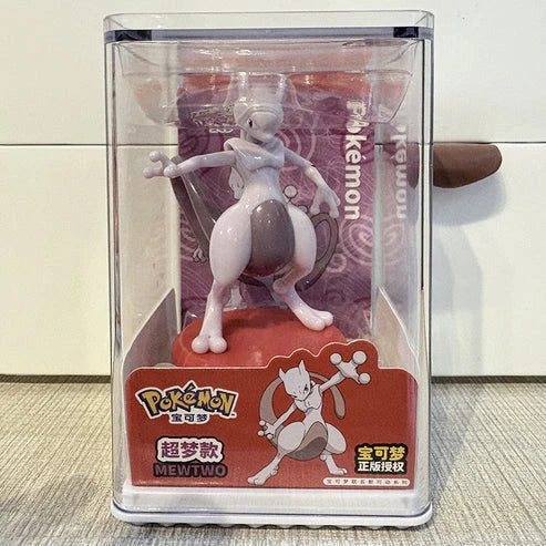 Summon the playful spirit of Mewtwo with this original Pokémon anime blind box figure. Packed with charm and housed in an acrylic display case — a spooky-cute collectible for every fan.