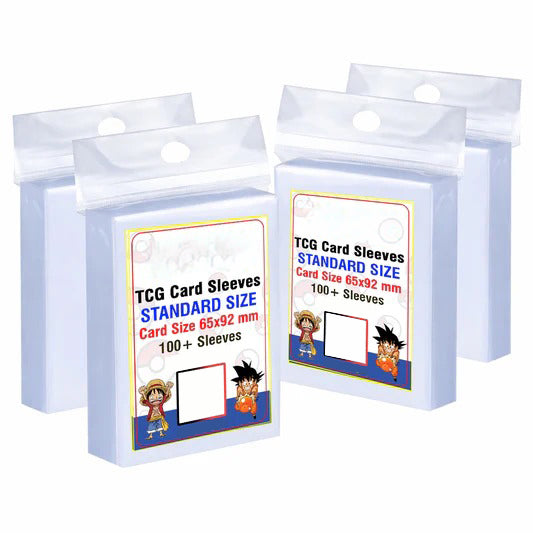 Ultra Clear Card Sleeves – 50+ Standard Size Protectors