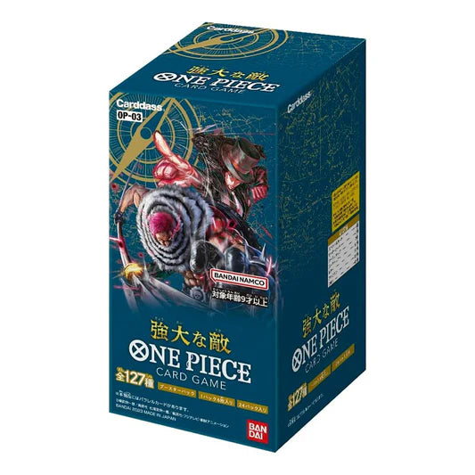 BANDAI One Piece Card Game Mighty Enemies OP-03 Booster Box (Japanese Version)