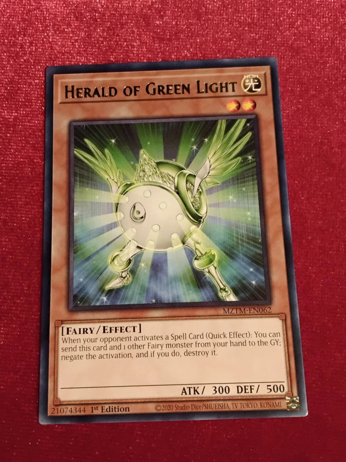 Yu-Gi-Oh! - Herald of Green Light - MZTM-EN062 - Rare