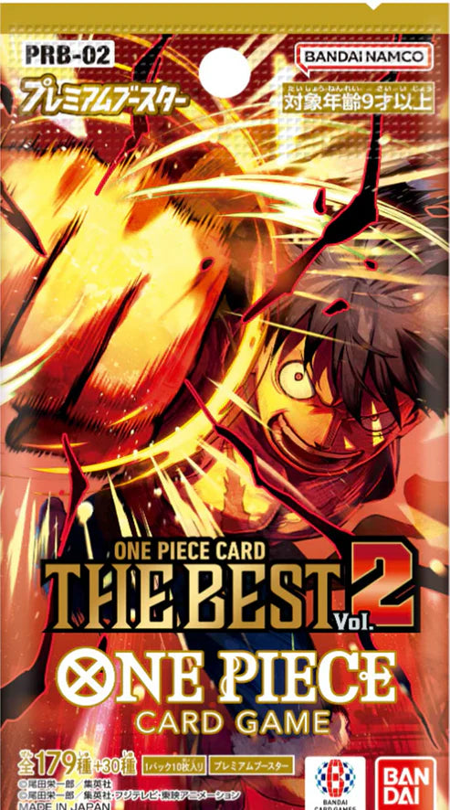 BANDAI ONE Piece Card Game The Best Vol.2 Booster Pack PRB-02 (Japanese Version)