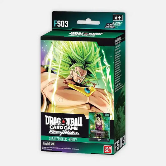 Dragon Ball Super cards Starter Deck Broly - Fusion World FS03 (English Version)