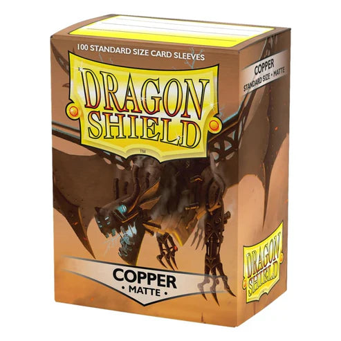 Dragon Shield Copper Matte Sleeves Standard Size