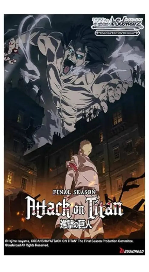 Weiss Schwarz: Attack On Titan: Final Season - Booster Pack English