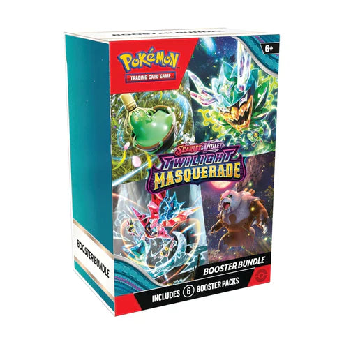 Pokémon TCG: Scarlet & Violet—Twilight Masquerade Booster Bundle 6 Boosters (English Version)