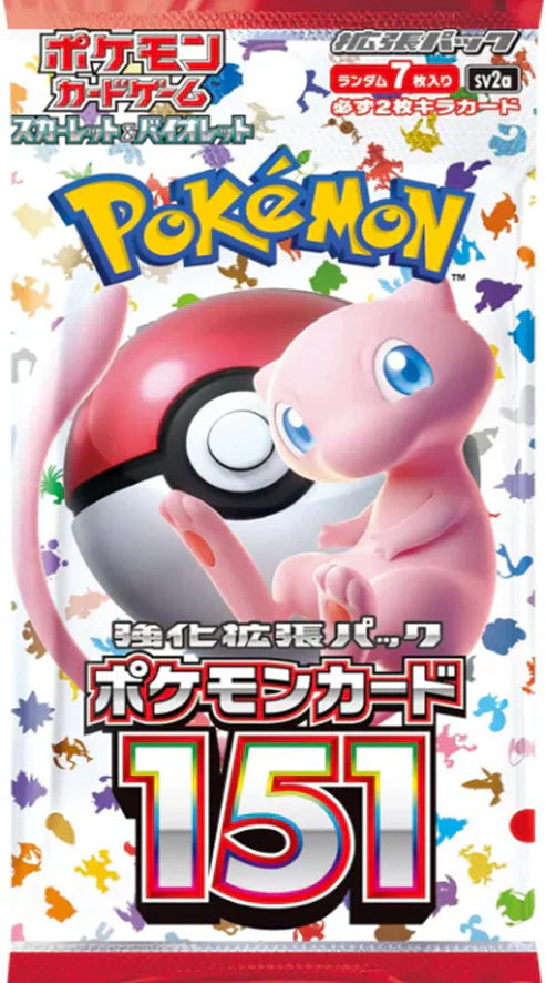 151 Pokemon Card Game Scarlet & Violet Enhanced Expansion Booster Pack (Japanese Version)