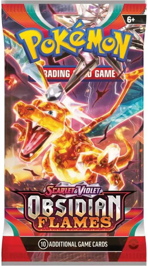 Pokemon Scarlet & Violet Obsidian Flames Booster Pack (English Version) 1 Random Pack