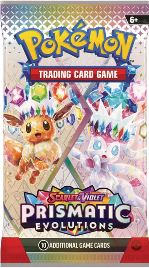 Pokemon TCG: Scarlet & Violet - Prismatic Evolutions Booster Pack (English Version) It Will Be Assorted