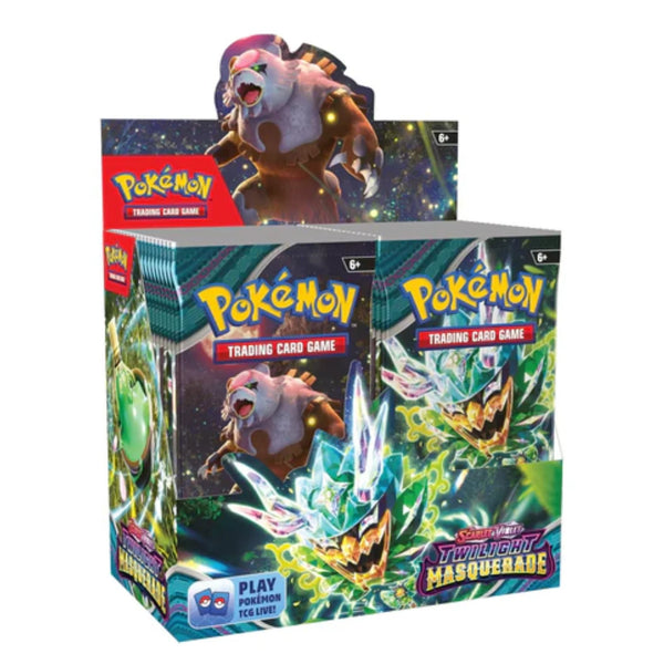 Pokémon TCG: Scarlet & Violet, Collectible Cards Twilight Masquerade Booster Display Box (36 Boosters) (English Version)