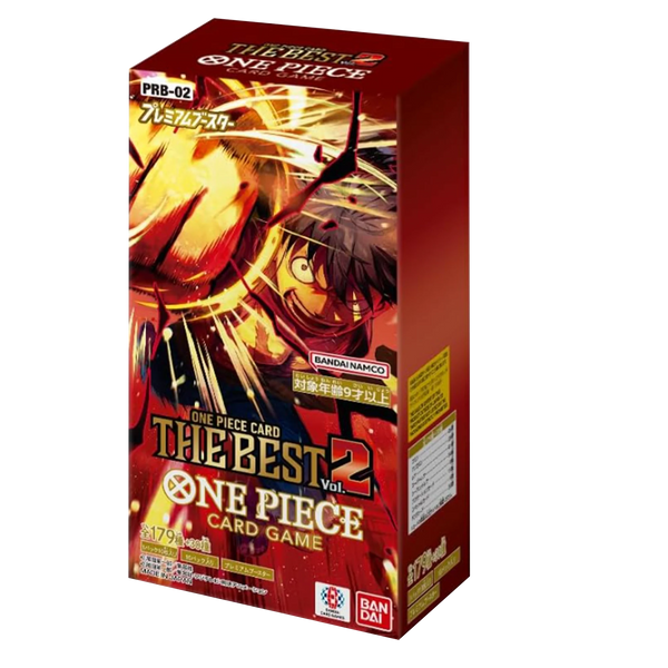 BANDAI ONE Piece Card Game The Best Vol.2 (PRB-02) Booster Box - 10 Packs (Japanese Version)
