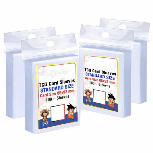 Ultra Clear 100 Card Sleeves – Soft Protectors for TCG & Sports Cards