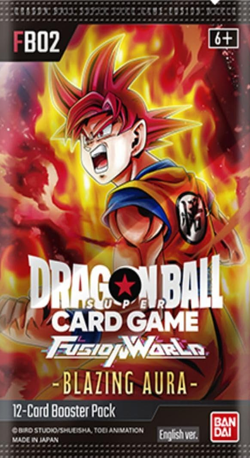 Dragon Ball Super Card Game Fusion World Blazing Aura FB02 Booster Pack (English Version)