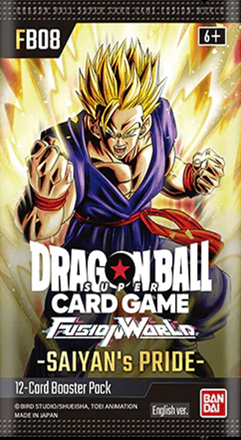 Dragon Ball Super TCG Fusion World FB08 Saiyan’s Pride Booster Pack (English Version)