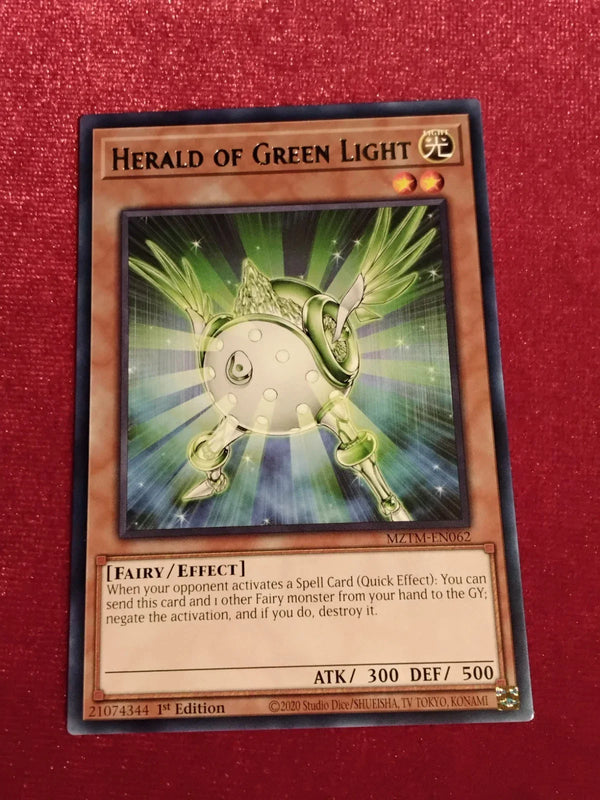 Yu-Gi-Oh! - Herald of Green Light - MZTM-EN062 - Rare