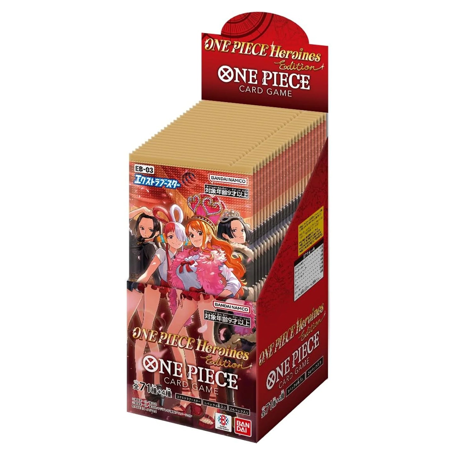 Bandai One Piece Card Game Extra Booster One Piece Heroines Edition [EB-03] 24 Packs (Japanese Version)